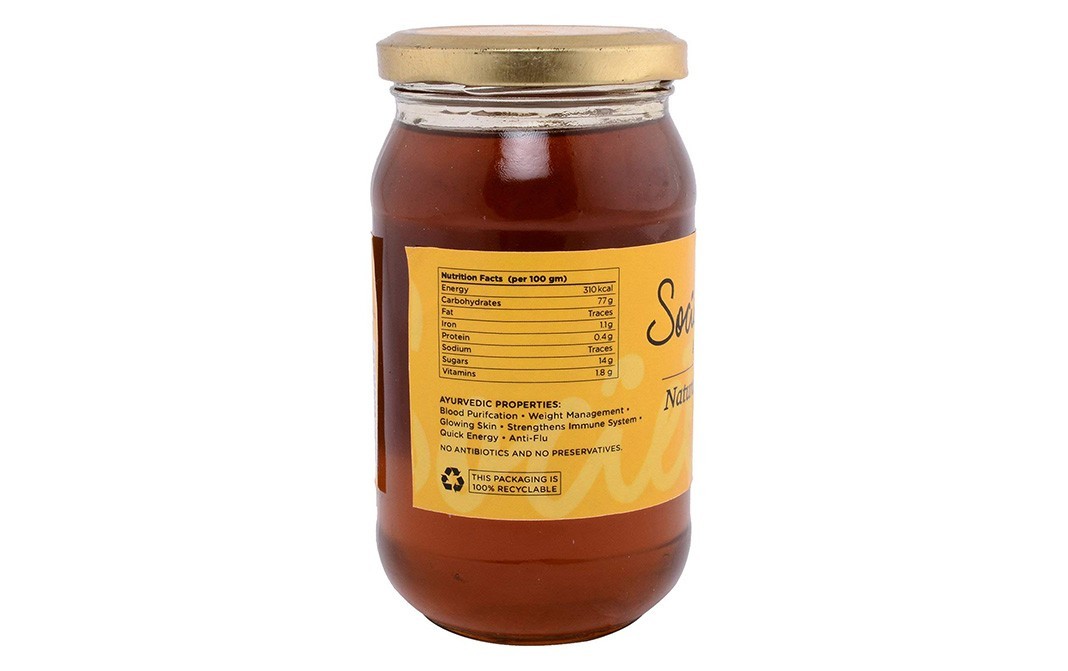 Societe Naturelle Acacia Honey    Glass Jar  500 grams